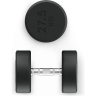 Гантель UNIX FIT PRO круглая обрезиненная 27,5 кг, 2 шт. DBRND27_5PBKx2